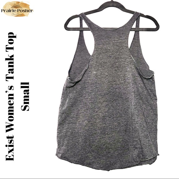 Exist Justin Bieber Tank Top, Womens Small, Grey, EUC, PrairieposherCA - Picture 2 of 3